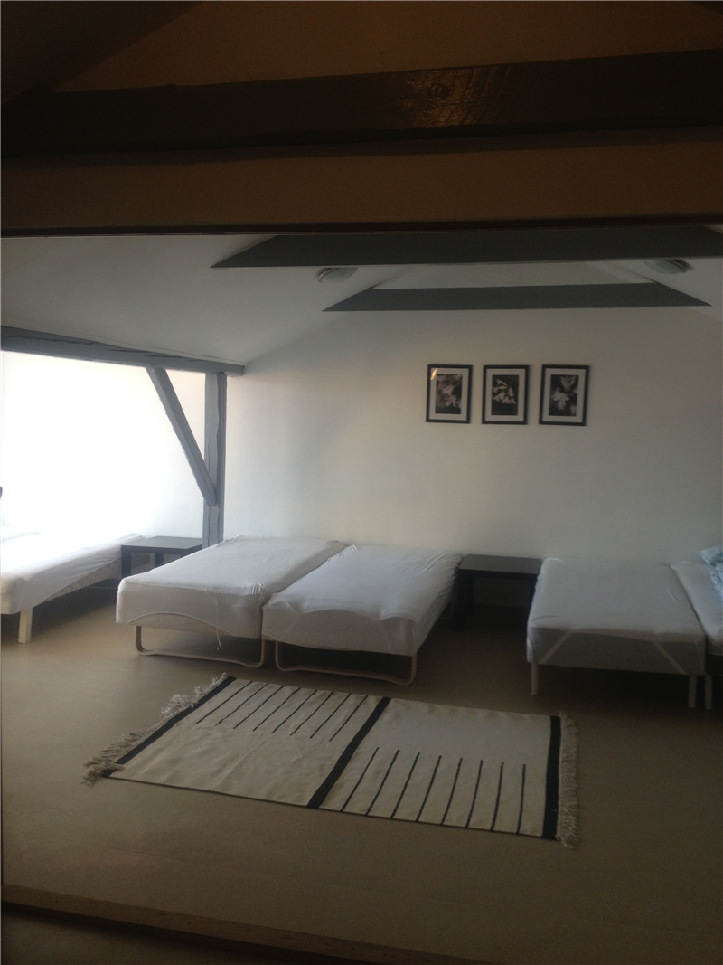 Overnatning i fælles sove rum.